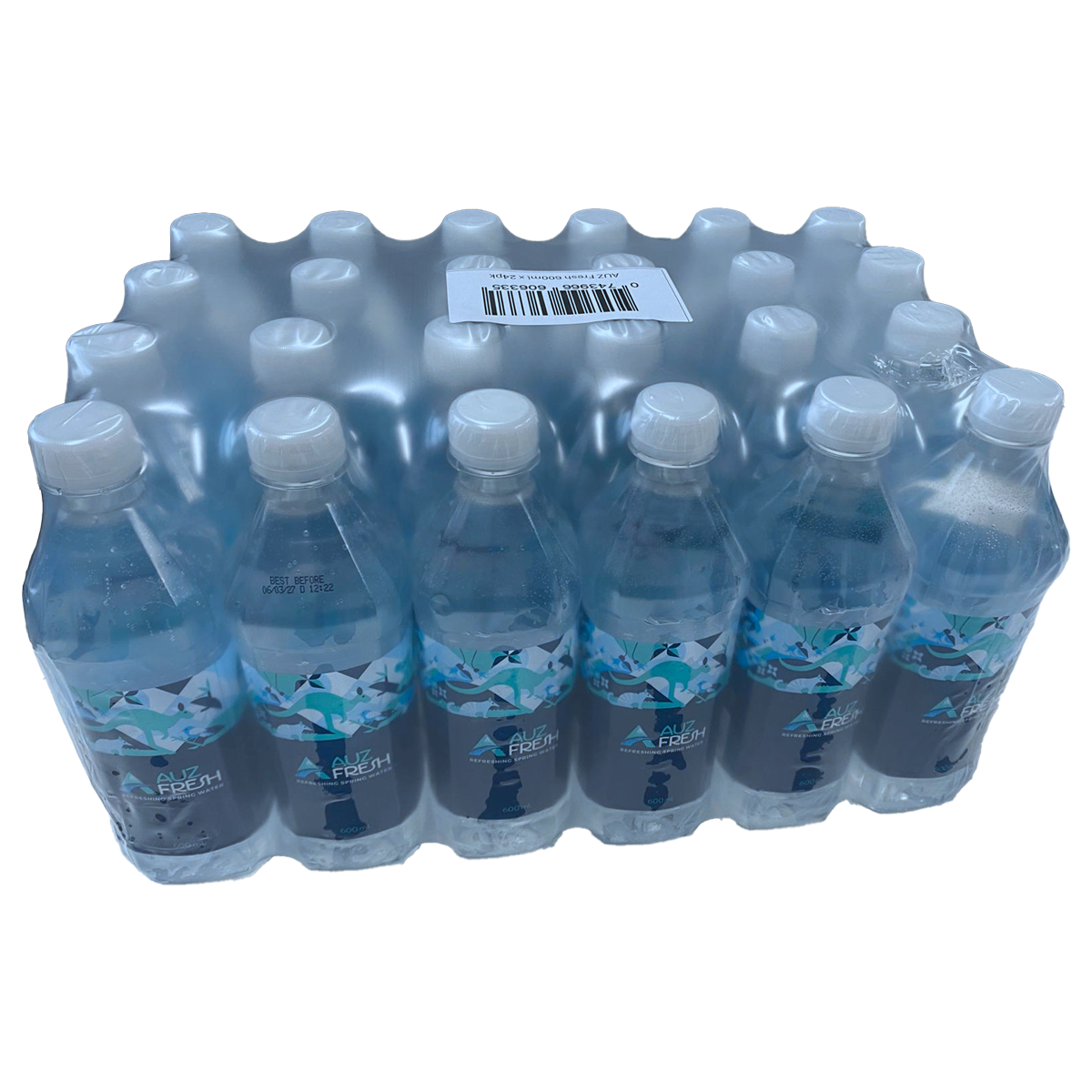 600ml AuzFresh Spring Water x 24 pack
